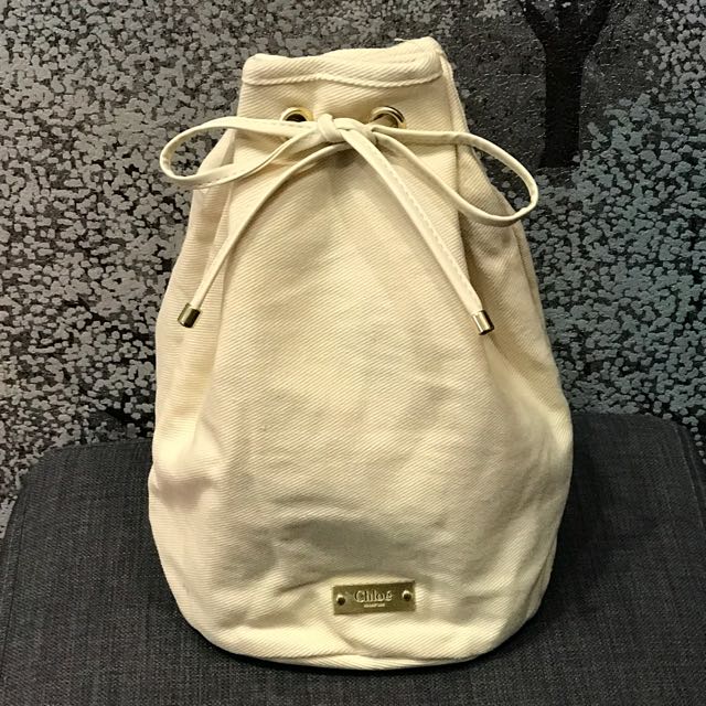 Chloe online drawstring bag