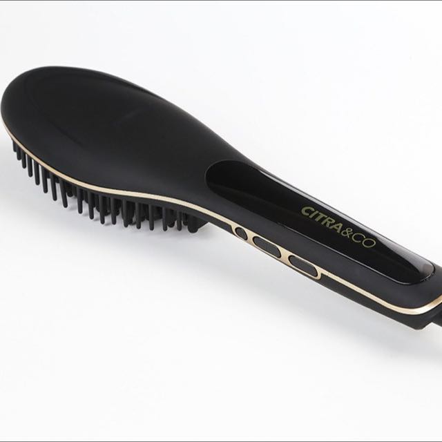 Citra Co Ceramic Hair Straightener Brush Health Beauty Hair