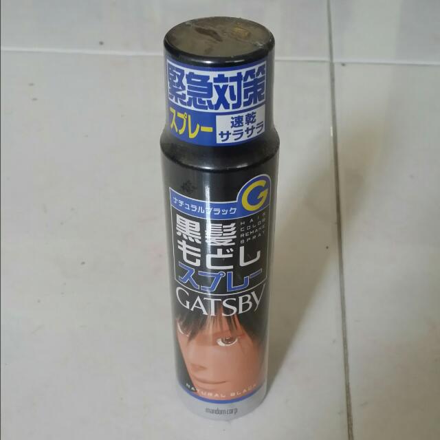 Gatsby Black Hair Color Remake Spray, Beauty & Personal Care, Hair on