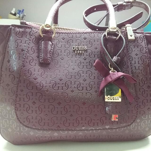 Guess Bag, Women's Fashion, Bags & Wallets, Cross-body Bags on Carousell