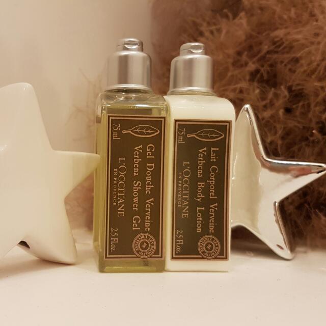 L Occitane Verbena Verveine Shower Gel Body Lotion Health Beauty Bath Body On Carousell L'occitane verbena harvest body lotion 250ml body care. carousell