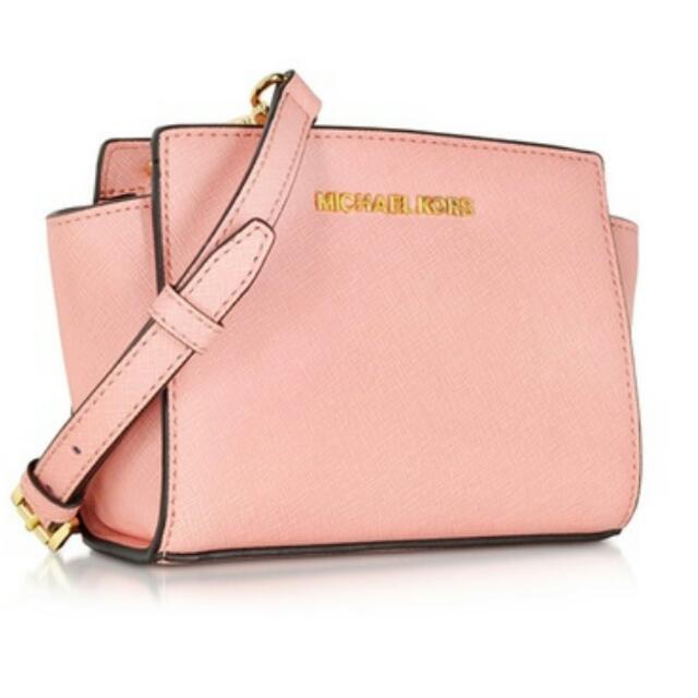 baby pink michael kors wallet