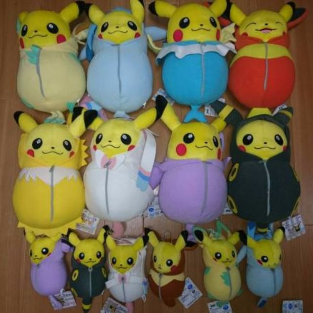 All 8 6 392 Pokemon Pikachu Nebukuro Eevee Evolution Theme 24cm Plush 8 First, we will explain a little trick pokemon go players are using to choose eevee's evolution and how to. sgd