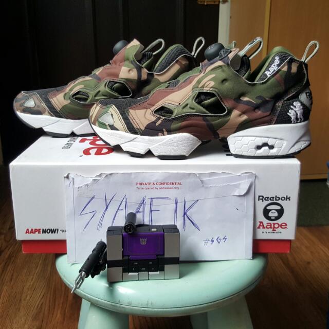 reebok pump fury x aape