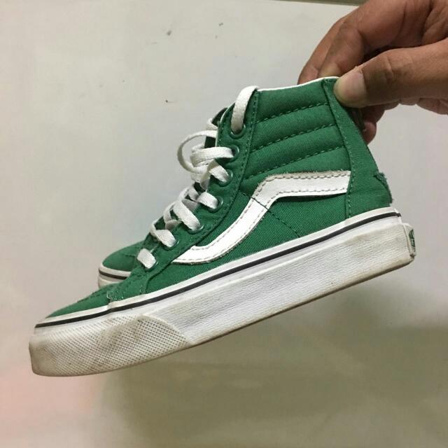 Sepatu Anak Vans Sk8hi Zipper Kids Size Us 11 Bayi Anak Lainnya Di Carousell