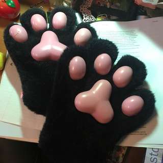 COSPLAY NEKO CAT BLACK KITTY PAWS