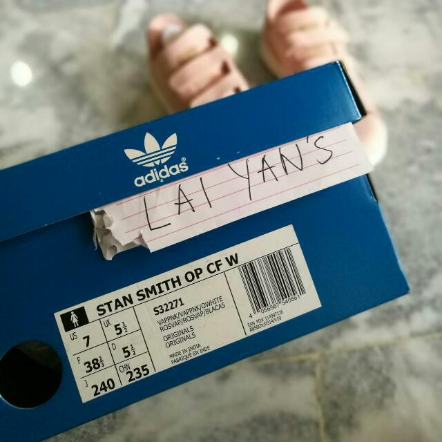 Adidas Stan Smith In Blush Nubuck Leather