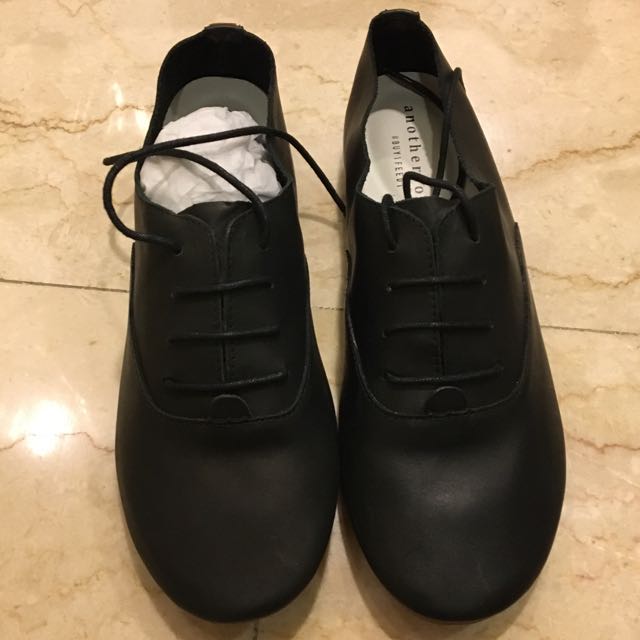 Anothersole Black Oxford Shoes, Women's 
