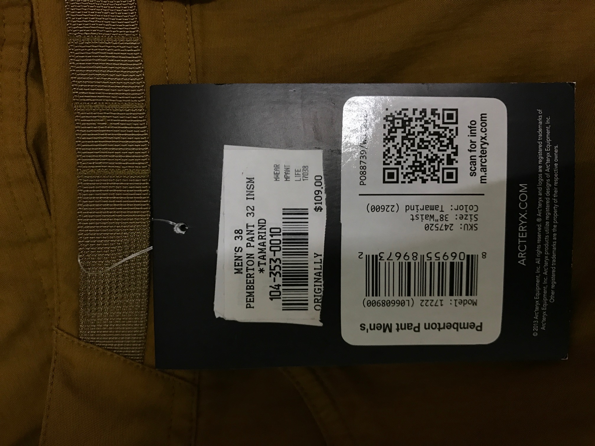 Arc teryx Pemberton Pants Men s 32