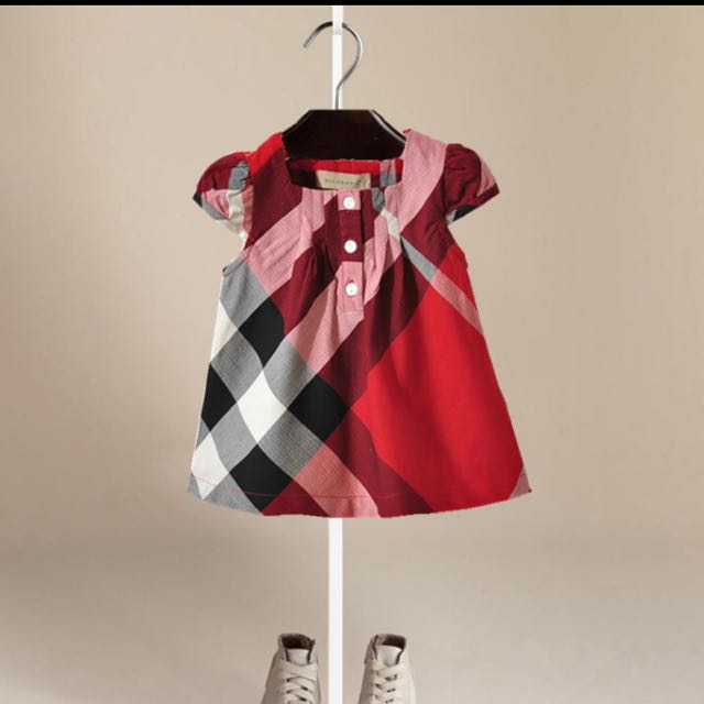 Burberry inspired cheap baby clothes