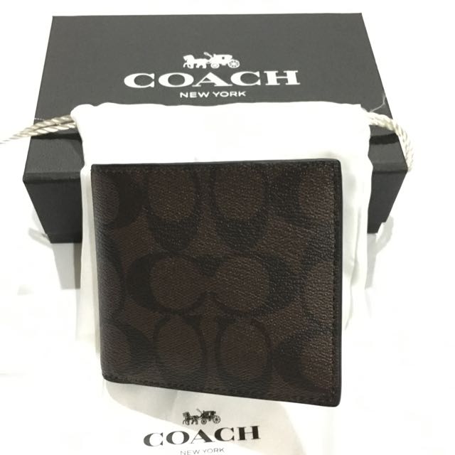 coach mens wallet monogram