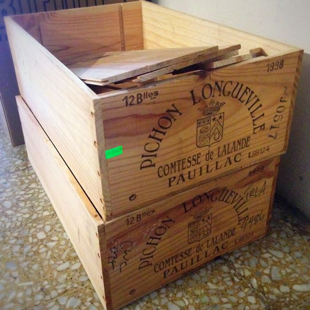 Empty Wine Crates, Furniture & Home Living, Home Decor, Vases