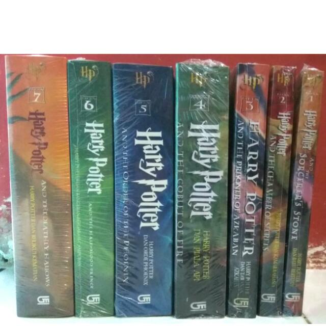 Harry Potter Full Vol 1 7 J K Rowling Buku Alat Tulis Buku Di Carousell