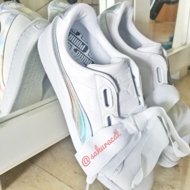 Puma basket heart hologram on sale