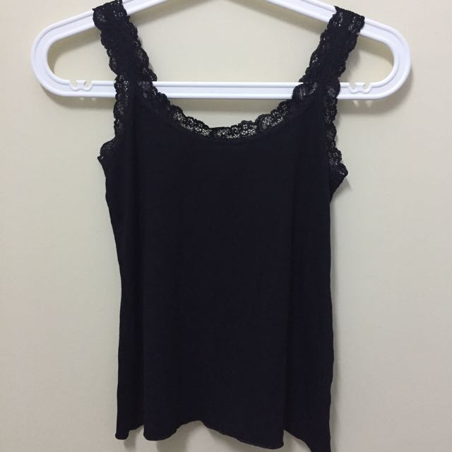 Laces Sexy Black Inner, Women's Fashion, Tops, Sleeveless on Carousell