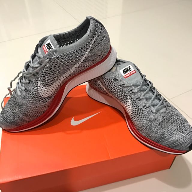 Nike Flyknit Racer No Parking US8 Men s Fashion Footwear Sneakers on Carousell