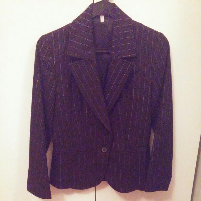 ladies black formal coat