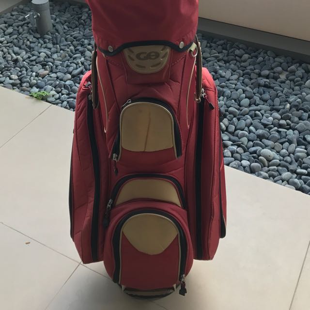 Red Golf Bag, Sports Equipment, Sports & Games, Golf on Carousell