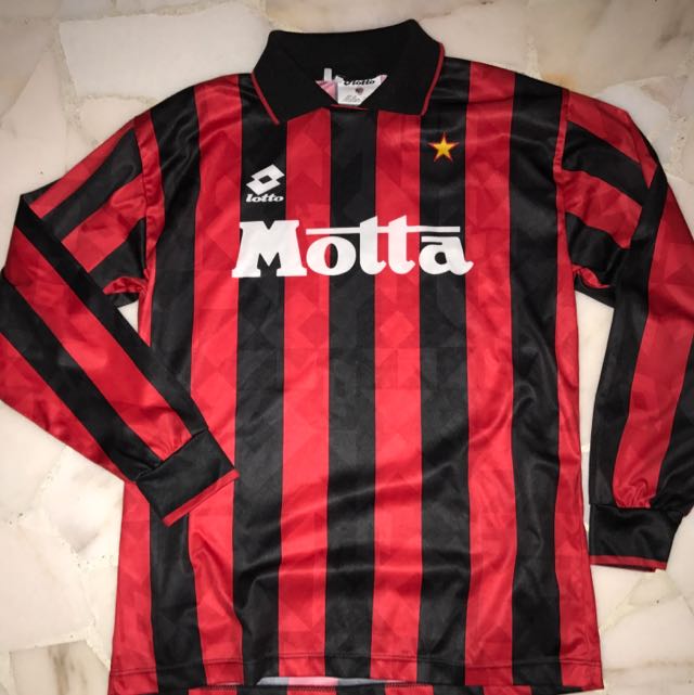 AC Milan Vintage Lotto Home Jersey 