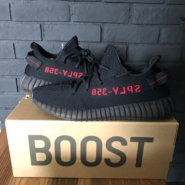 Price Firm Adidas Yeezy Boost V2 Black Bred Us10 New Nmd Boost Ultaaboost Asics Nike Zebra Ace Puma Japan Bape Men s Fashion Footwear Sneakers on Carousell