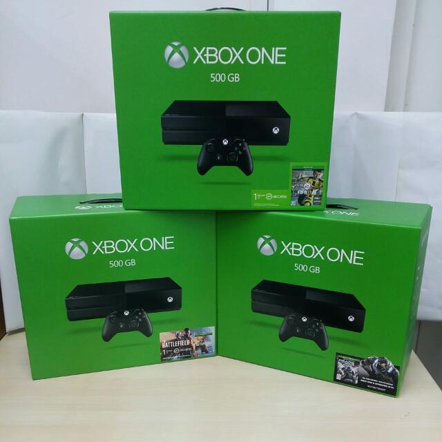 Brand New Xbox One 500gb Console 1 Game 12 Months Warranty By Singapore Microsoft Toys Games Video Gaming Consoles On Carousell