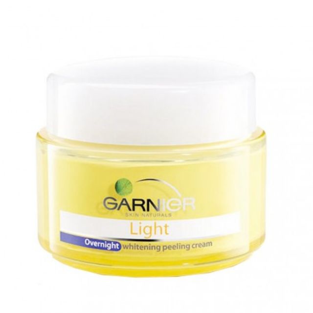 Garnier Light Overnight Whitening Peeling Cream Review