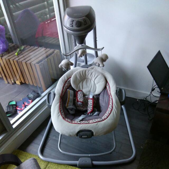 graco duetconnect dlx swing and bouncer