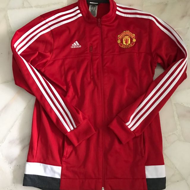 Manchester United Match Day Anthem Jacket Sports Sports Apparel On Carousell