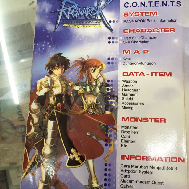 Ragnarok Online Job 3 Guide Book Buku Alat Tulis Majalah