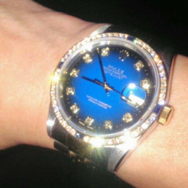 rolex midnight blue