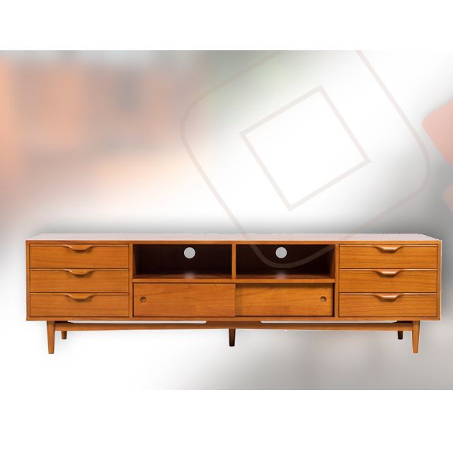 Vintage Danish Tv Cabinet 6 Drawers Furniture Others On Carousell