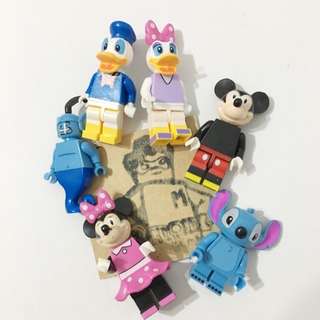 Miniman手作飾品 迪士尼積木人偶飾品