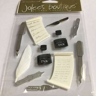 Jolee's Boutique Writing Stickers Scrapbooking