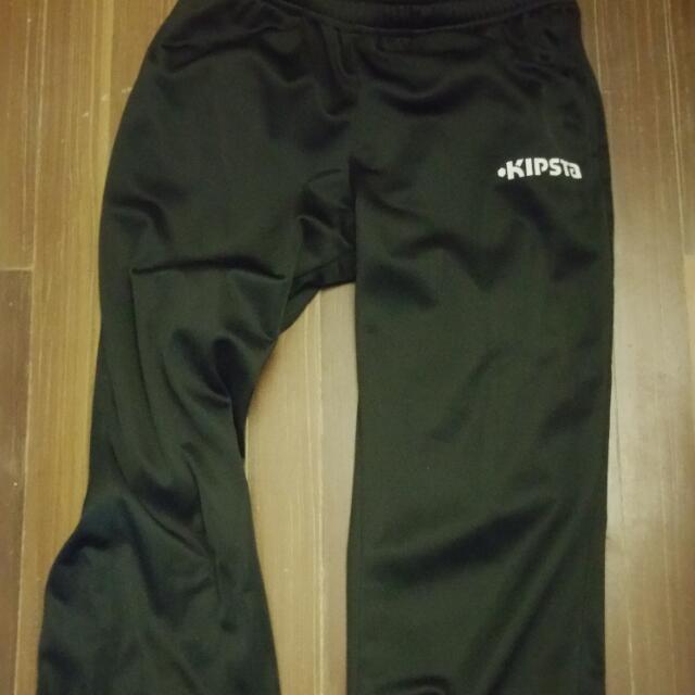 Authentic Kipsta Black Track Pants, Men 