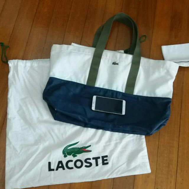 Authentic Lacoste Bag, Women's Fashion, Bags & Wallets, Crossbody Bags