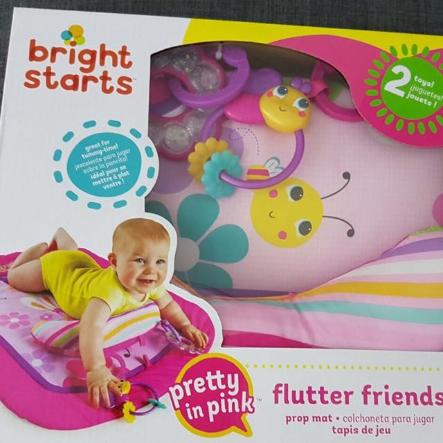 Bright Starts Tummy Time Play Mat Babies Kids Toys Walkers