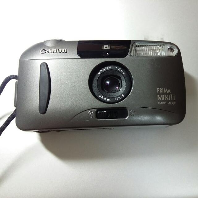 canon prima mini ii film camera