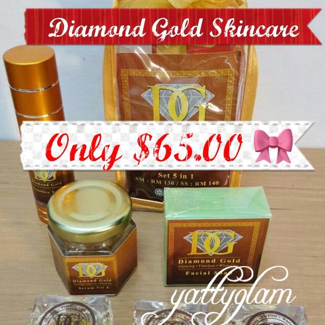 set diamond gold skincare