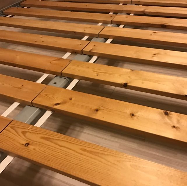 IKEA NYVOLL Bed Frame (Queen Size), Furniture & Home Living, Furniture