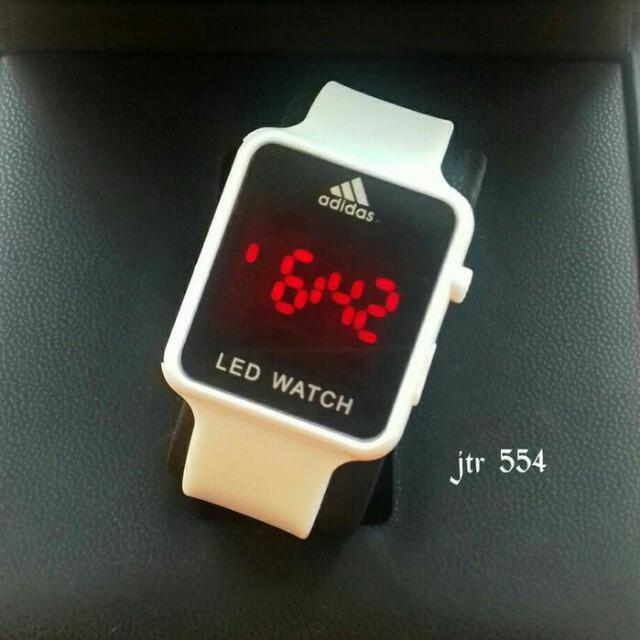 Jam tangan top adidas led watch
