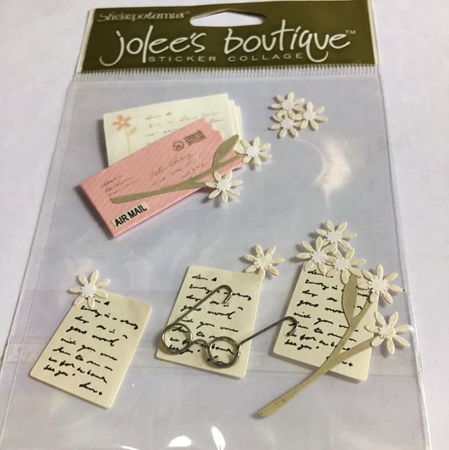 Jolee's Boutique Letter Stickers Scrapbooking, Hobbies & Toys
