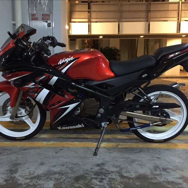 Modif Striping Ninja 150 Rr Merah Motoblast