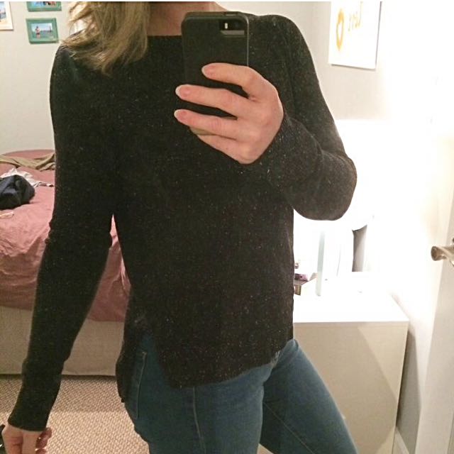 LOFT Speckled Sweater Women s Fashion Clothes on Carousell