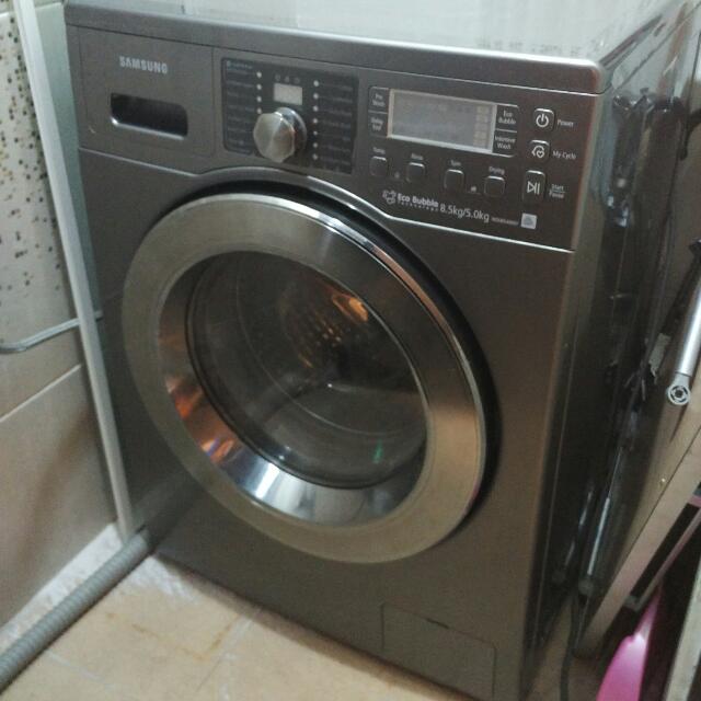 Mesin Cuci Pengering Samsung Perabotan Rumah Di Carousell Hanya saja, mesin cuci bukaan depan biasanya dibanderol dengan harga relatif lebih mahal. mesin cuci pengering samsung