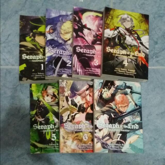Owari No Seraph English Mangas Volume 1 7 Entertainment J Pop On