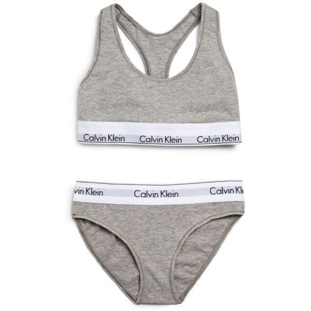 Instocks And PO] Calvin Klein Inspired Underwear/Sports bra Set, Women's  Fashion, New Undergarments & Loungewear on Carousell