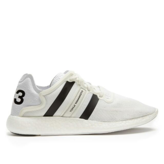 Y3 YOHJI RUN LOW TOP TRAINERS (WHITE 