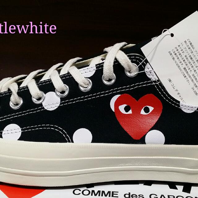 cdg play converse polka dot