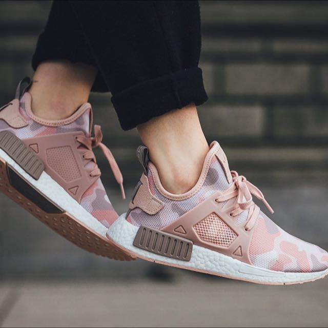 Pink camo top adidas nmd