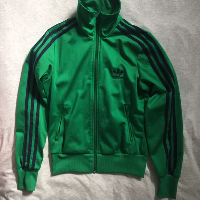 Adidas Track Jacket in Kelly Green Women s Fashion Clothes on Carousell